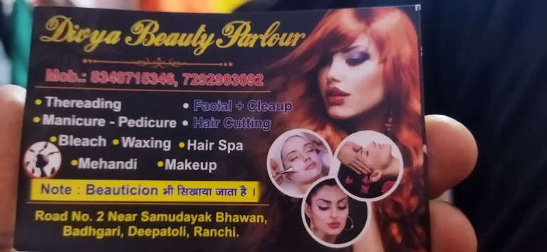 Divya beauty Parlour Makeup Artist Beautician img11 768x354